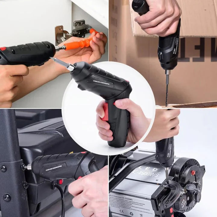 OFERTA 50%OFF - TURBOFIX PRO™: KIT 47 PIEZAS DE REGALLO DESTORNILLADOR INALÁMBRICO ELÉCTRICO